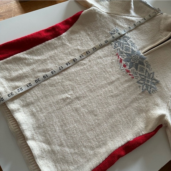 Dale of Norway Cream and Red Sweater - Picture 14 of 16